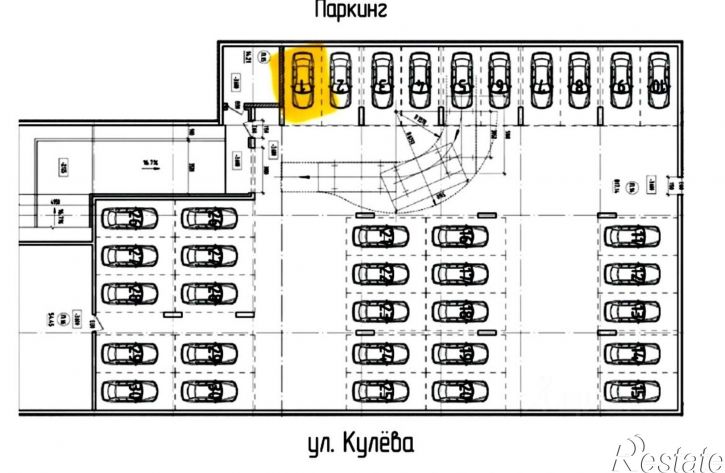 Гараж/парковка ул Кулева, 21,  д. 21