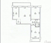 3-комн, 65кв м, этаж 5/9 пр-кт Фрунзе, 92