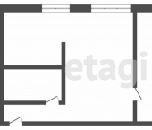 2-комн, 45кв м, этаж 1/5 Красный пер, 9