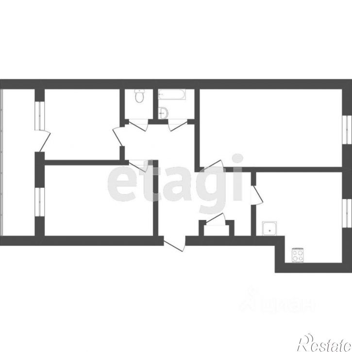 3-комн квартира ул Алтайская, 87,  д. 87