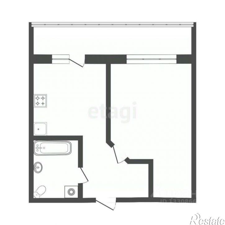 1-комн квартира Иркутский тракт, 216,  д. 216