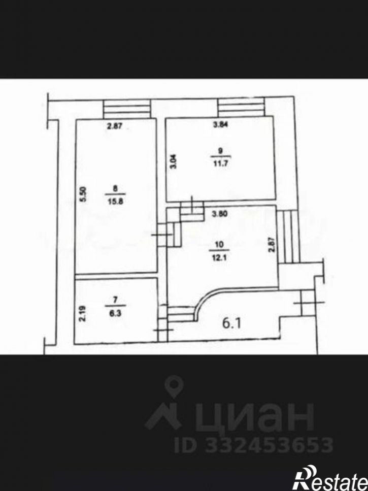 2-комн квартира ул Витимская, 25,  д. 25