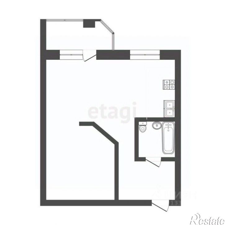 2-комн квартира Базарный пер, 12,  д. 12