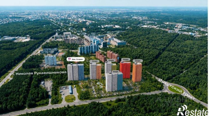 2-комн квартира в новом доме ул Владимира Высоцкого, 20/2,  д. 20/2