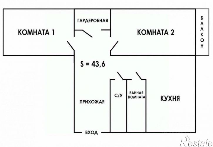 2-комн квартира Комсомольский пр-кт, 39/3,  д. 39/3
