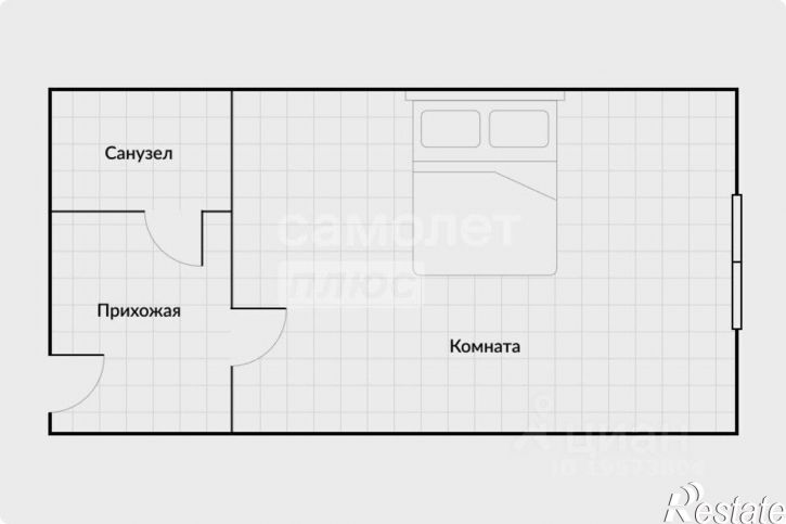 1-комн квартира Курский пер, 35,  д. 35