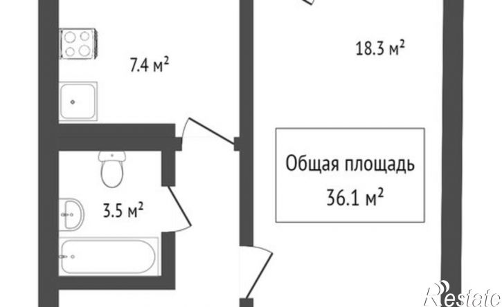 1-комн квартира ул Алтайская, 126,  д. 126