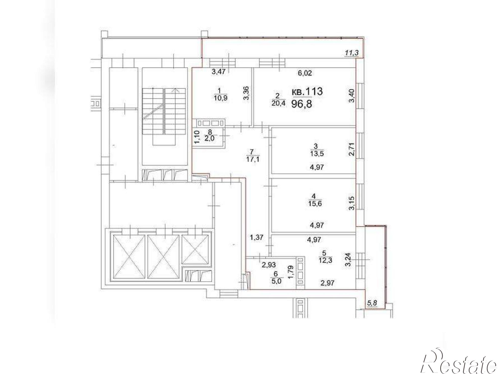 Купить квартиру за 10 996 700 рублей на Московский тракт, д.107в