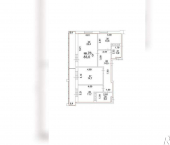 3-комн, 83кв м, этаж 13/24 Московский тракт, д.107в