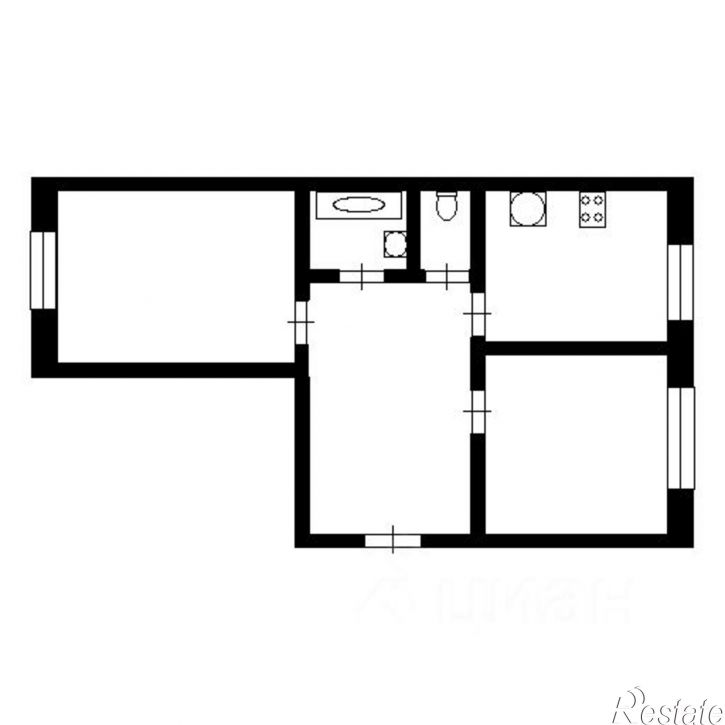 2-комн квартира пр-кт Фрунзе, 65А,  д. 65А