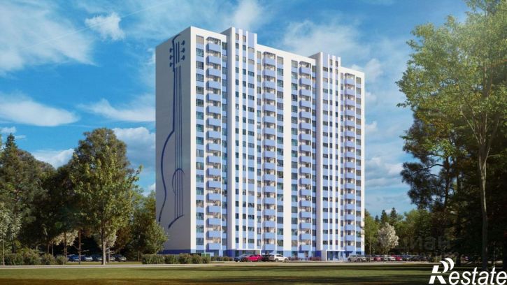 2-комн квартира в новом доме улица Владимира Высоцкого, 8Д