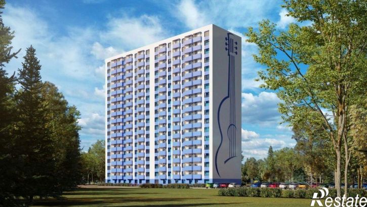 2-комн квартира в новом доме улица Владимира Высоцкого, 8Д