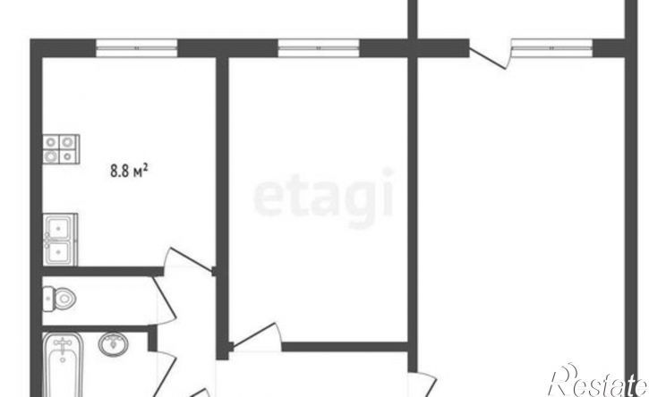 2-комн квартира Иркутский тракт, 212А,  д. 212А