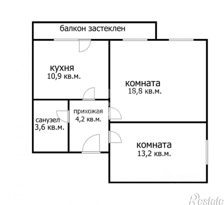 2-комн квартира ул 79-й Гвардейской дивизии, 18,  д. 18