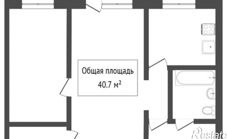 2-комн квартира ул Пушкина, 54Б,  д. 54Б