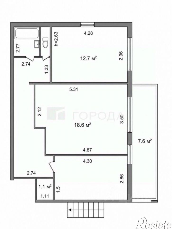 2-комн квартира Урожайный пер, 31,  д. 31
