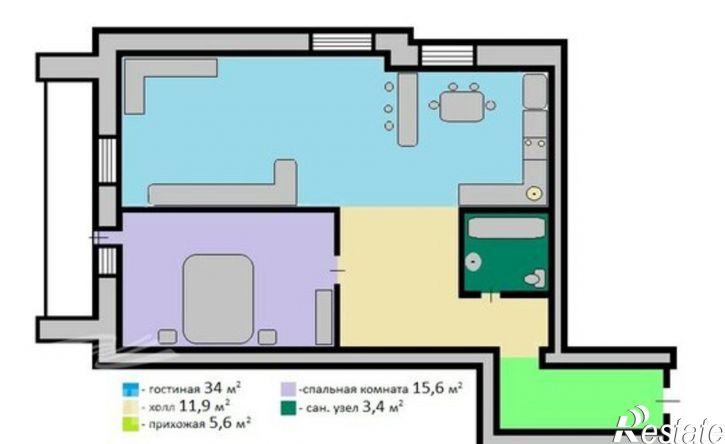 2-комн квартира ул Розы Люксембург, 81 1,  д. 81 1,  к. 1