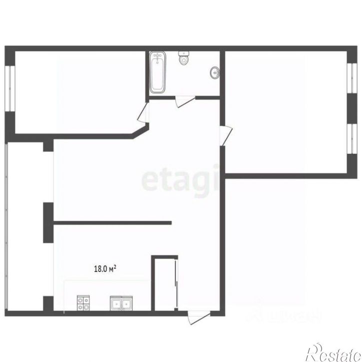 3-комн квартира Лесной пер, 4,  д. 4