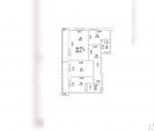 3-комн, 83кв м, этаж 13/24 Московский тракт, д.107в