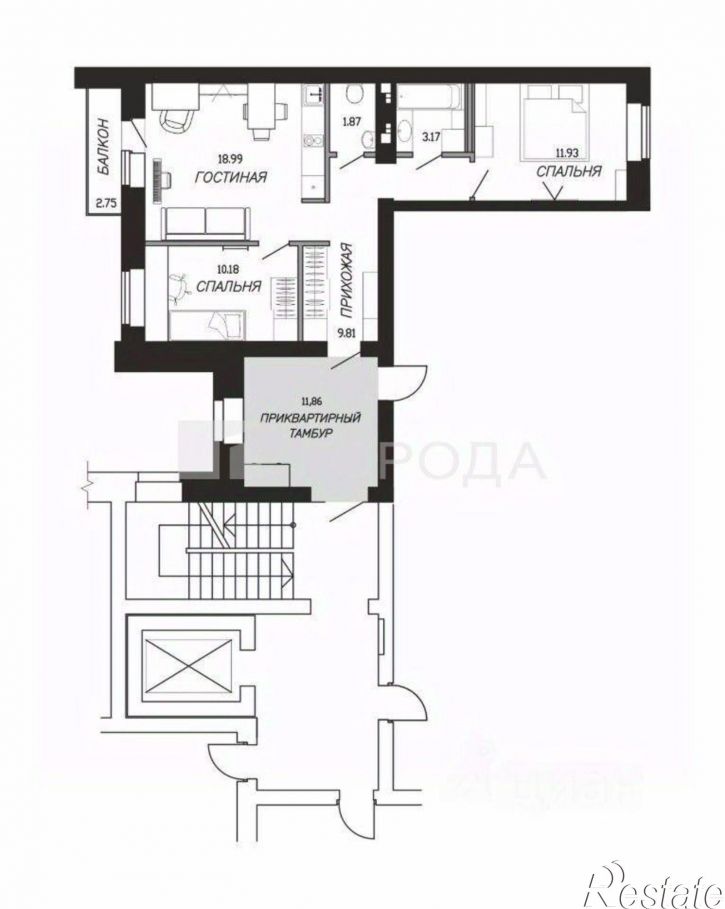 3-комн квартира Ново-Станционный пер, 30,  д. 30