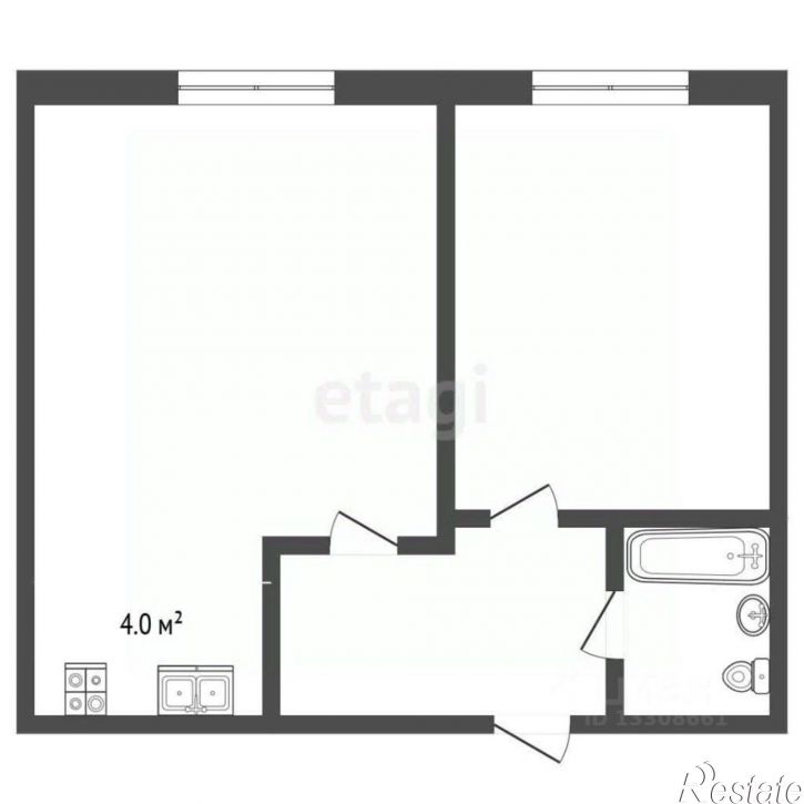 2-комн квартира Комсомольский пр-кт, 48 1,  д. 48 1,  к. 1