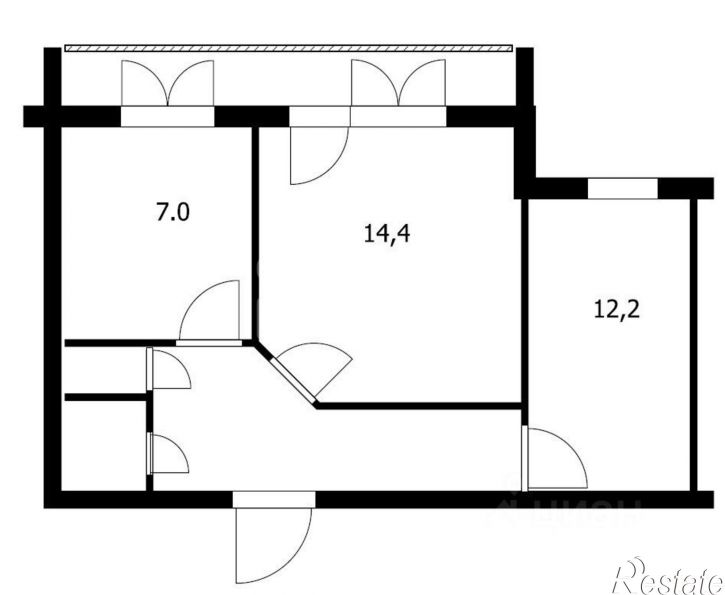 2-комн квартира ул Елизаровых, 52,  д. 52