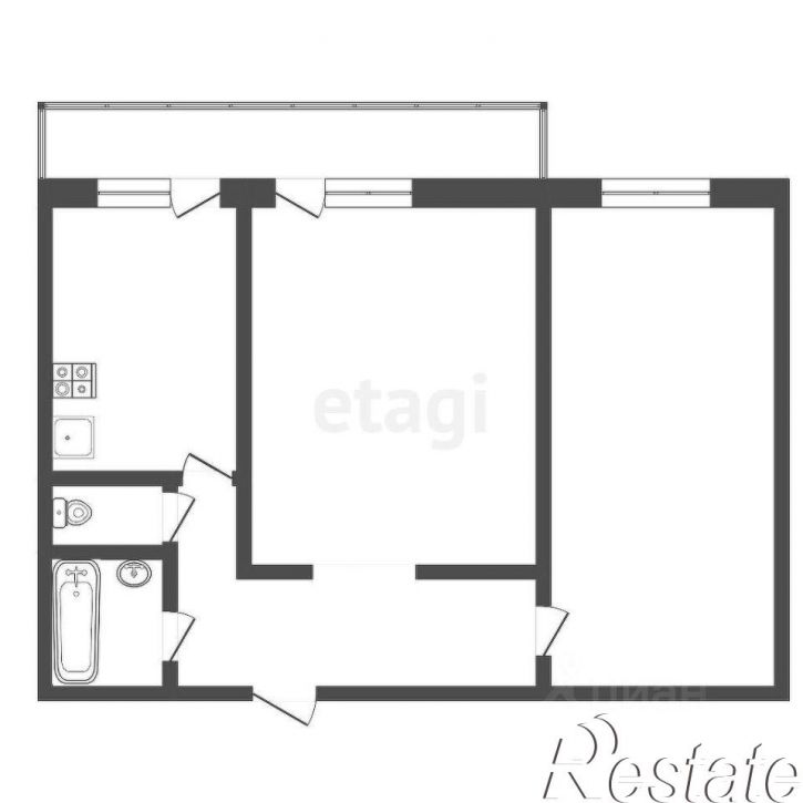 2-комн квартира Междугородная улица, 28,  д. 28