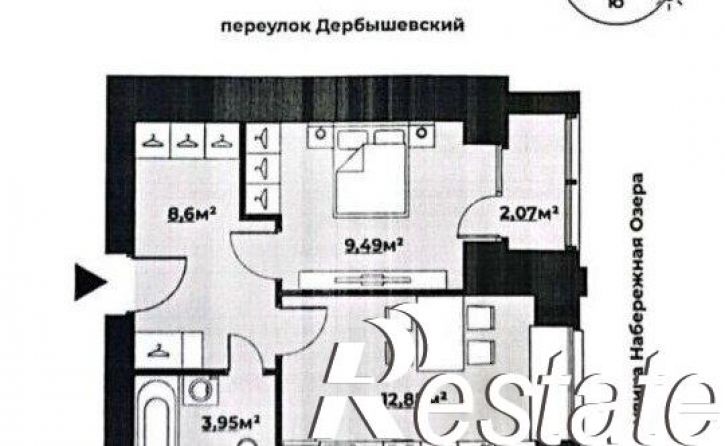 1-комн квартира Заозёрный переулок, 30,  д. 30