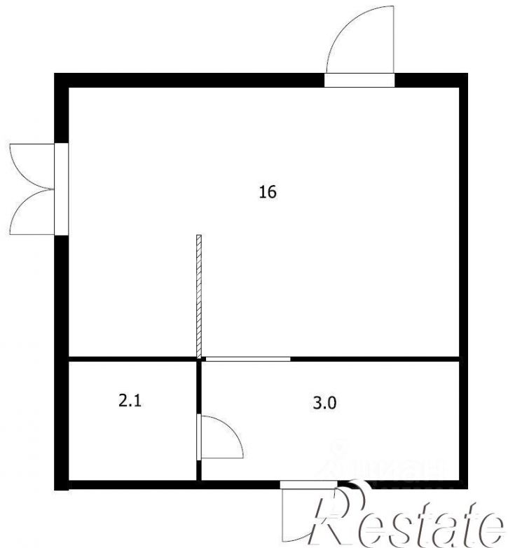1-комн квартира Промышленный переулок, 9А,  д. 9А