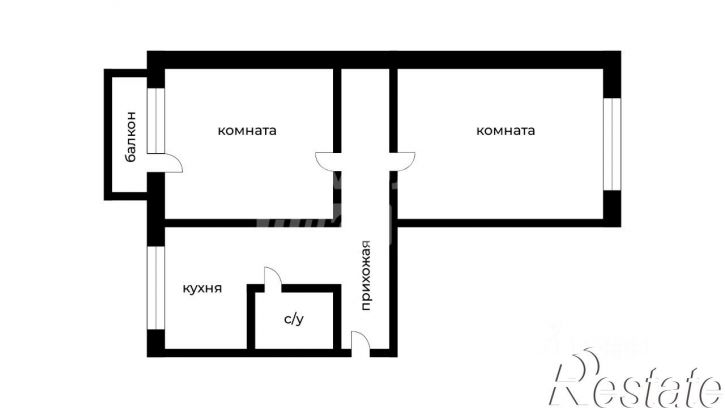2-комн квартира Карский переулок, 33,  д. 33