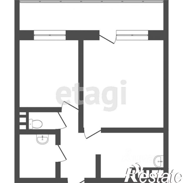 2-комн квартира улица Ивановского, 26,  д. 26