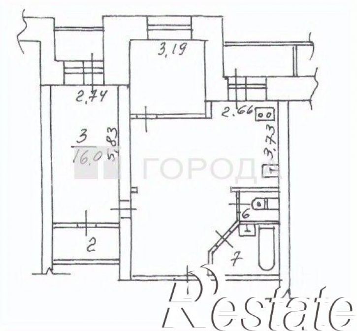 3-комн квартира Советская улица, 50,  д. 50