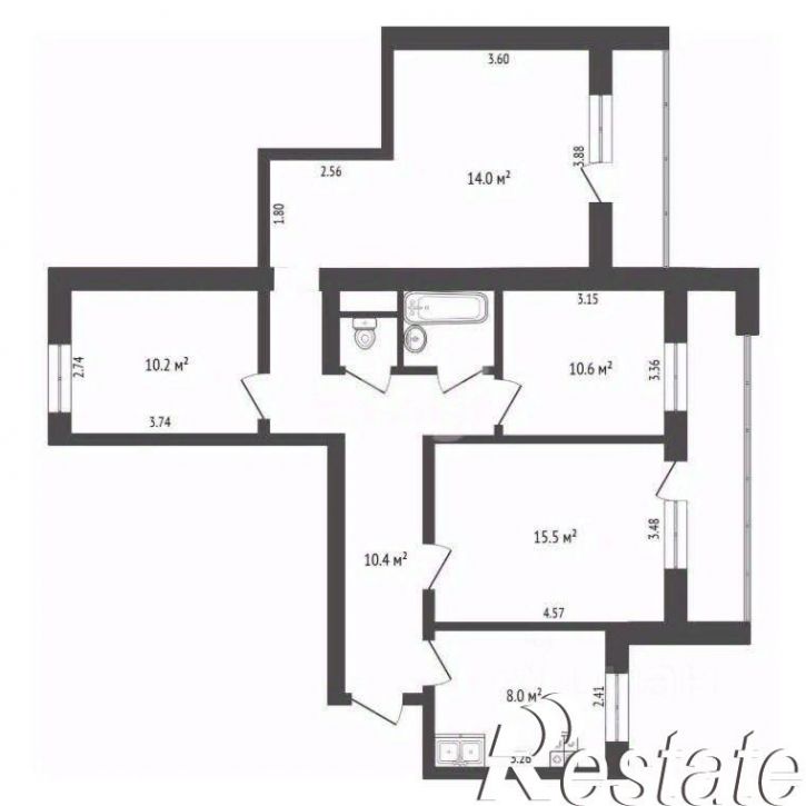 4-комн квартира Иркутский тракт, 204,  д. 204