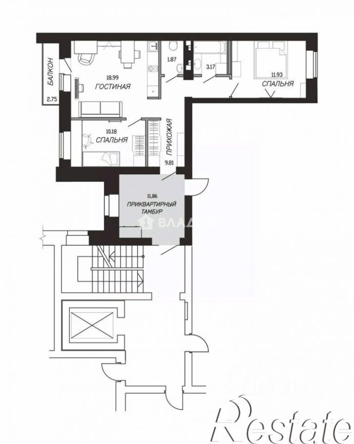 3-комн квартира Ново-Станционный переулок, 30,  д. 30
