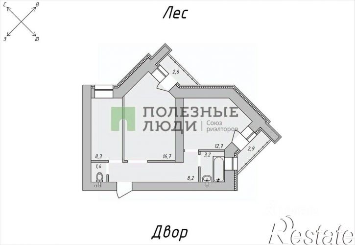 2-комн квартира Нижний переулок, 51,  д. 51