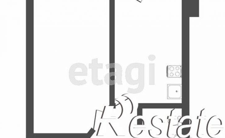 1-комн квартира Комсомольский проспект, 37,  д. 37