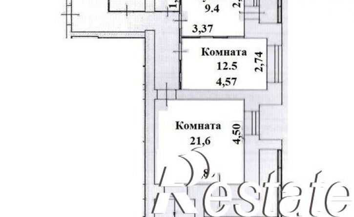 2-комн квартира улица Льва Толстого, 38/4,  д. 38/4
