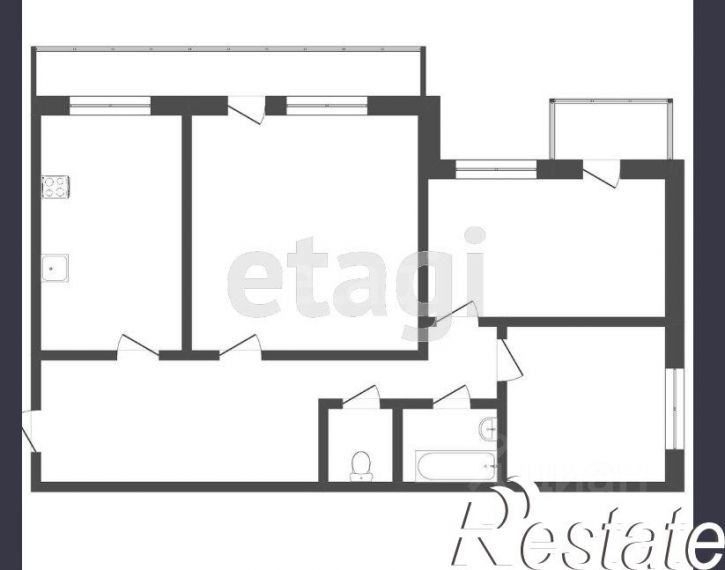 3-комн квартира Киевская улица, 30,  д. 30