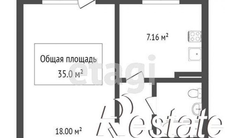 1-комн квартира улица Энтузиастов, 43,  д. 43
