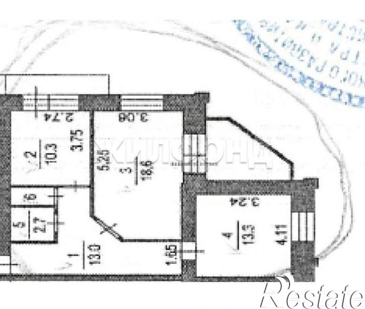 2-комн квартира Сибирская улица, д.104