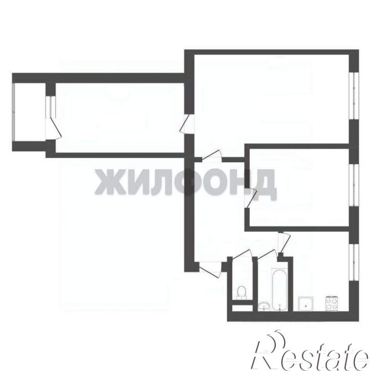 3-комн квартира Нахимова улица, д.15