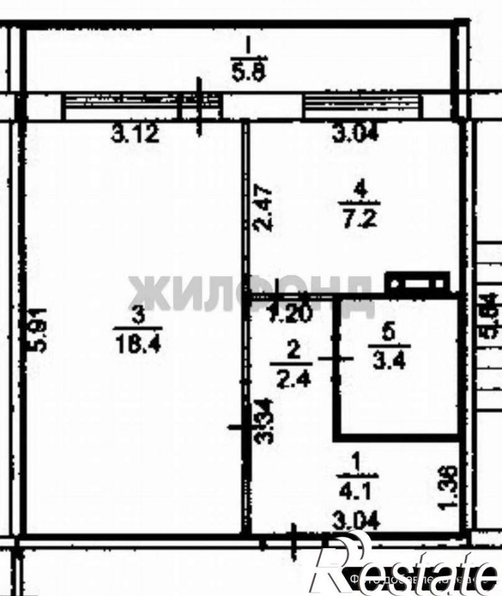 1-комн квартира Герасименко улица, д.3/11