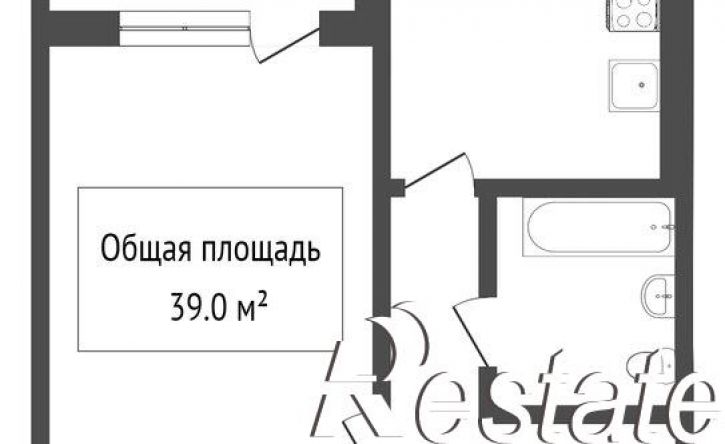 1-комн квартира Северный городок, 44,  д. 44